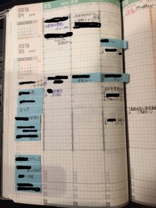 ジブン手帳_WEEKLY_付箋